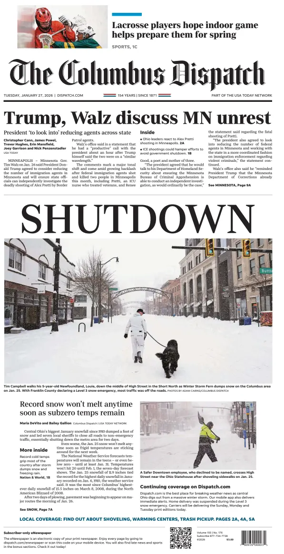 Cover of The Columbus Dispatch