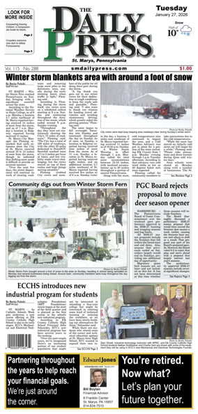 Cover of The Daily Press