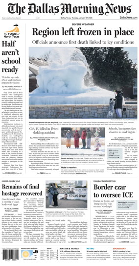 Cover of The Dallas Morning News