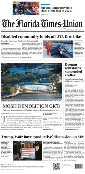 Cover of The Florida Times-Union