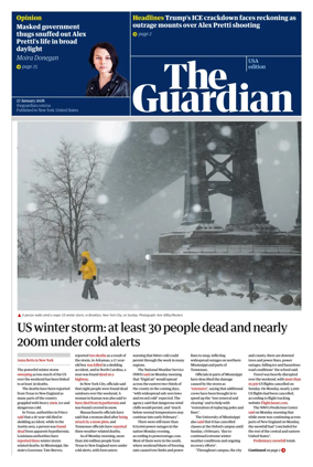 Cover of The Guardian (USA)