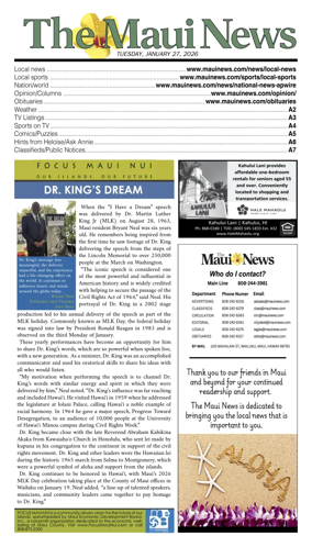 Cover of The Maui News