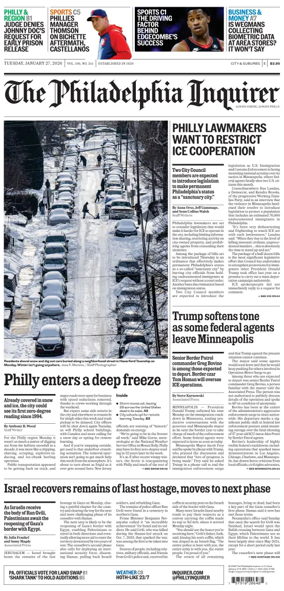 Cover of The Philadelphia Inquirer