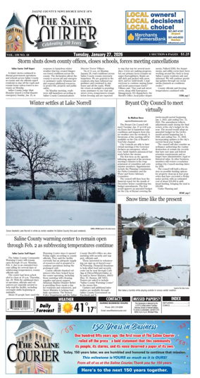 Cover of The Saline Courier
