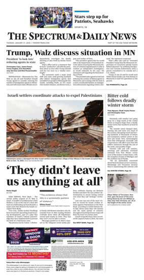 Cover of The Spectrum & Daily News