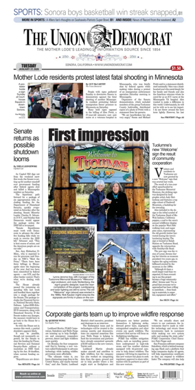 Cover of The Union Democrat