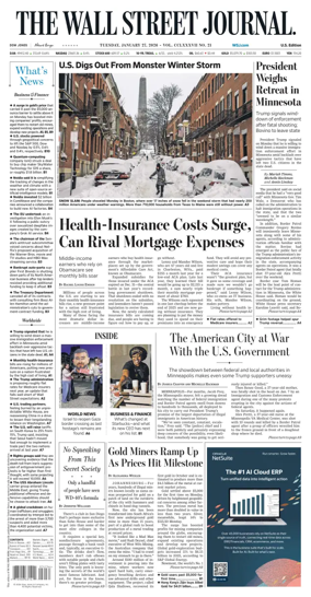 Cover of The Wall Street Journal