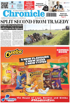 Cover of Chronicle (Zimbabwe)