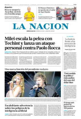 Cover of La Nacion