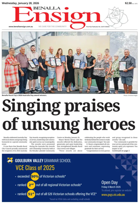 Cover of Benalla Ensign