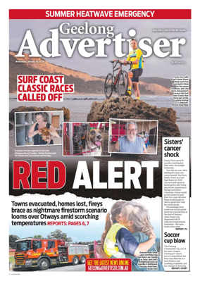 Cover of Geelong Advertiser