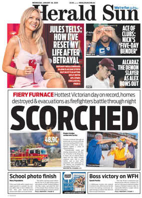 Cover of Herald Sun