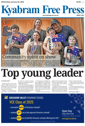 Cover of Kyabram Free Press