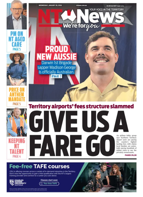 Cover of NT News
