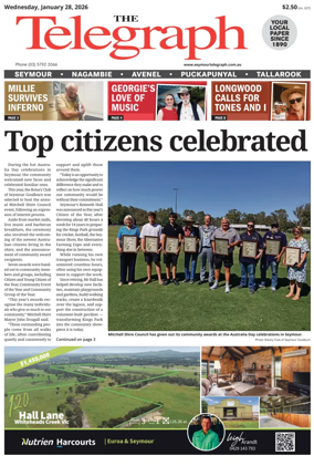 Cover of Seymour Telegraph