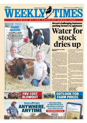 Cover of Weekly Times