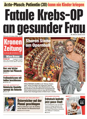 Cover of Kronen Zeitung