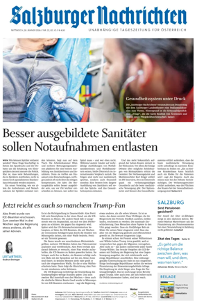 Cover of Salzburger Nachrichten
