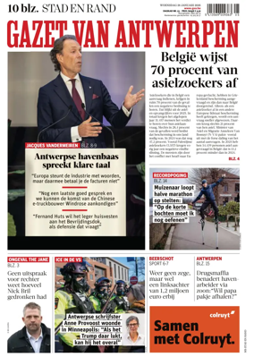 Cover of Gazet van Antwerpen Stad en Rand