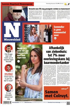 Cover of Het Nieuwsblad