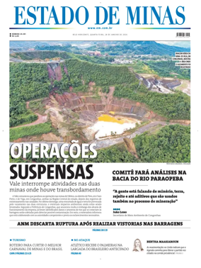 Cover of Estado de Minas (Brazil)