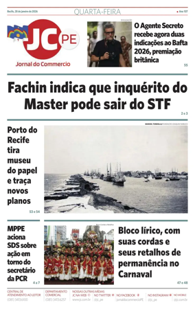 Cover of Jornal do Commercio
