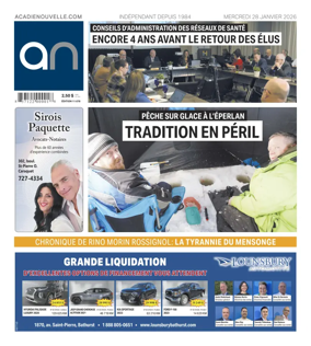 Cover of Acadie Nouvelle