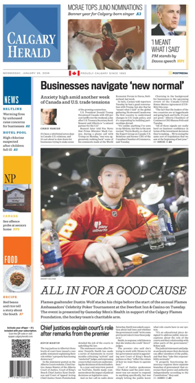 Cover of Calgary Herald