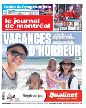 Cover of Le Journal de Montreal