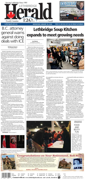 Cover of Lethbridge Herald