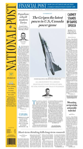 Cover of National Post - (National Edition)