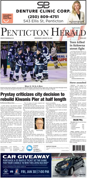 Cover of Penticton Herald