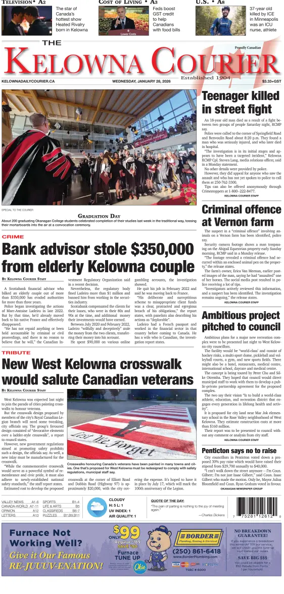 Cover of The Daily Courier