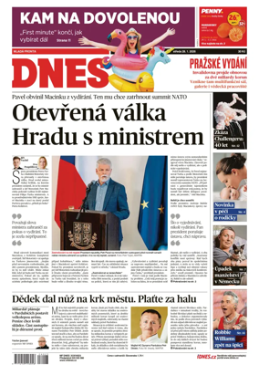 Cover of Dnes Prague Edition