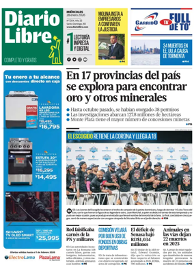 Cover of Diario Libre (Republica Dominicana)