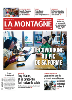 Cover of La Montagne (Clermont-Metropole)