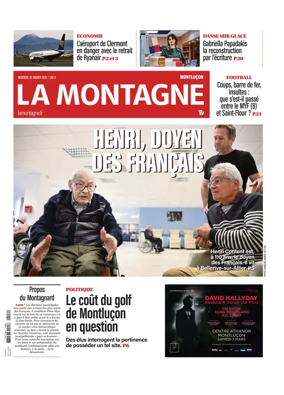 Cover of La Montagne (Montlucon)