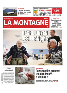 Cover of La Montagne (Moulins)