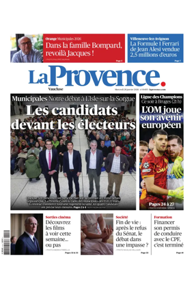 Cover of La Provences Vaucluse