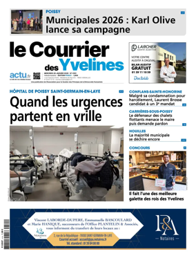 Cover of Le Courrier des Yvelines (Poissy)