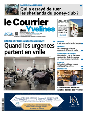 Cover of Le Courrier des Yvelines (Saint-Germain-en-Laye)