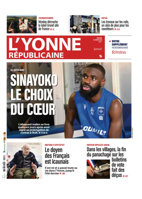 Cover of L'Yonne Republicaine