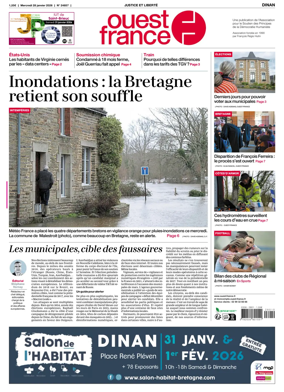 Cover of Ouest France (Dinan)