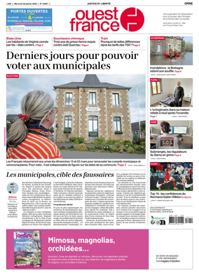 Cover of Ouest France (Orne)