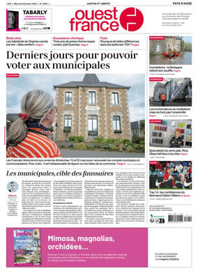 Cover of Ouest France (Pays d'Auge)