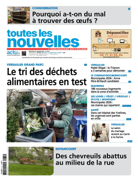 Cover of Toutes les Nouvelles (Versailles / Saint-Quentin-en-Yvelines)