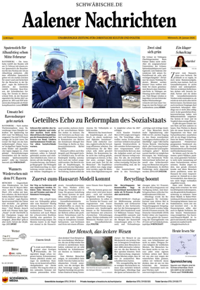 Cover of Aalener Nachrichten