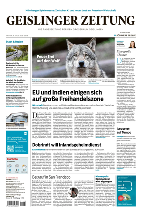 Cover of Geislinger Zeitung