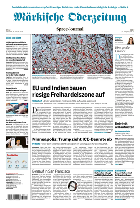 Cover of Markische Oderzeitung Erkner