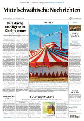 Cover of Mittelschwaebische Nachrichten